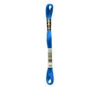 DMC Mouline floss/skein for sewing/embroidery - 8 metres - 995 - Electric Blue, Dark