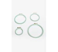 DMC MP001/105 Round Embroidery Drum Turquoise, Wood, Turquoise, 10.5 x 1.5 x 10.5 cm