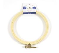 DMC MP001/125 Yellow Round Embroidery Drums, Wood, Yellow, 12.5 x 1.5 x 12.5 cm