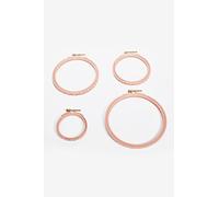 DMC MP001/155 Orange Round Embroidery Drums, Wood, 15.5 x 1.5 x 15.5 cm