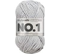 DMC MyBoshi Crochet/Knitting Yarn, Wool Mix, Silver