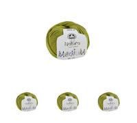 DMC Natura Medium Yarn, 100% Cotton, Colour (08), 50g (Pack of 4)