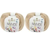 DMC Natura Yarn, 100% Cotton, Canelle (N37), 50g (Pack of 2)