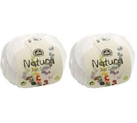 DMC Natura Yarn, 100% Cotton, Ibiza (N01), 50g (Pack of 2)