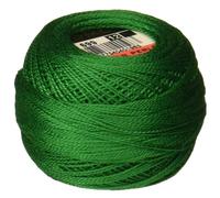 DMC Pearl Cotton Ball Size 12 141yd-Green 116 12-699