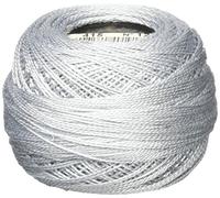 DMC Pearl Cotton Ball Size 12 141yd, Pearl Gray