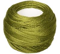 DMC Pearl Cotton Ball Size 8 87yd, Avocado Green