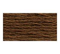 DMC Size 8 Cotton Perle Thread - 801 Brown - per Pack of 10