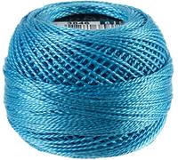 DMC Pearl Cotton Ball Size 8 87yd-Light Bright Turquoise