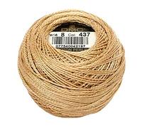 DMC Pearl Cotton Ball Size 8 87yd-Light Tan
