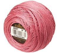 DMC Pearl Cotton Ball Size 8 87yd-Mauve
