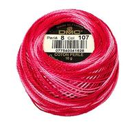 DMC Pearl Cotton Ball Size 8 87yd-Variegated Magenta