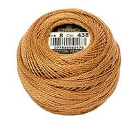 DMC Pearl Cotton Ball Size 8 87yd-Very Light Brown