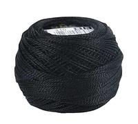 DMC Pearl Cotton Balls Size 8-95 Yards-Black