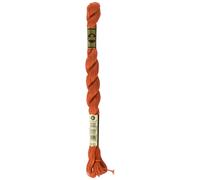 DMC Pearl Cotton Skein Size 5 27.3yd-Dark Burnt Orange Embroidery Accessory Multicolor