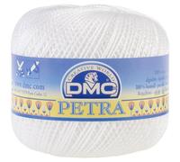 DMC - Petra No 5 Crochet Cotton100g - White b5200