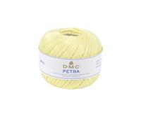 DMC Petra Yarn, 100% Cotton, Baby Yellow (5727), Size 5
