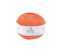 DMC Petra Yarn, 100% Cotton, Orange, Size 5