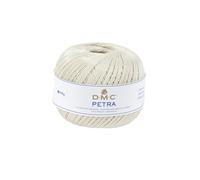 DMC Petra Yarn, 100% Cotton, Cream (Ecru), Size 5