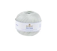DMC Petra Yarn, 100% Cotton, Light Grey (53024), Size 5