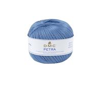 DMC Petra Yarn, 100% Cotton, Blue (5798), Size 5