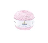 DMC Petra Yarn, 100% Cotton, Pastel Pink (54458), Size 5