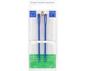 DMC Plastic Hand Needles, 2.75-Inch, 2-Pack (1763)