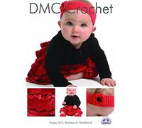 DMC Poppy skirt, bootees & headband crochet pattern
