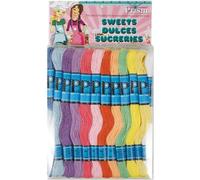DMC Prism Craft Thread-Pack 8 Meters 36-Pack-Pastels