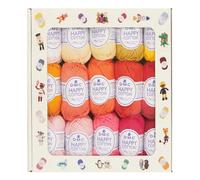 DMC - Set Amigurumi HAPPY COTTON - 30 balls of 20g 100% cotton yarn | Perfect for making amigurumis | Cotton crochet activity