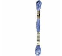 DMC 117-793 Six Strand Embroidery Cotton Floss, Medium Cornflower Blue, 8.7-Yard