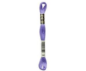 DMC Stranded Cotton Thread for Hand Embroidery - Colour 340-4 x 8m Skeins