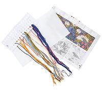 DMC Strawberry Thief Cross-Stitch Kit, Includes Six-Strand Embroidery Thread, Embroidery Needle, 14ct Aida Fabric and Instructions
