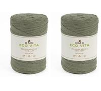 DMC Tape Yarn, Recycled Cotton Blend, Shade 128, 250g (Pack of 2)