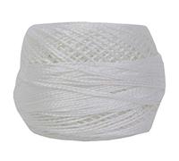 DMC Thread Pearl Cotton Balls Size 8 95 Yards Snow White 116 8-B5200 (10-Pack)