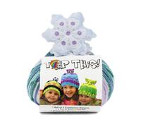 DMC Top This Knitting & Crochet Yarn Kit with Snowflake Plush Toy