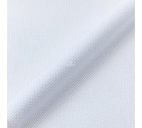 DMC White (Blanc) 14 Count Fat Half Metre Aida Measuring 80cm x 100cm (31 x 40 Inches)