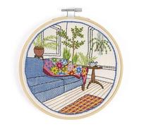 DMC - Winter Garden by Karin Fast Advanced Woven Stitch Embroidery Kit