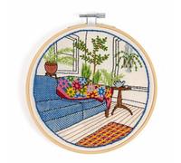 DMC - Winter Garden by Karin Fast Advanced Woven Stitch Embroidery Kit