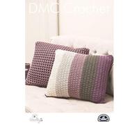 DMC Woolly 5 Waffle & Star Cushion Crochet Pattern - Cushions Pattern - One Size
