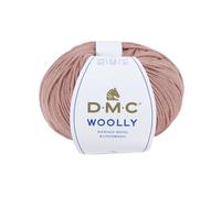 DMC Woolly Merino Yarn, Colour (045), Salmon, 50g