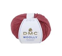 DMC Woolly Merino Yarn, Colour (055), Red, 50g