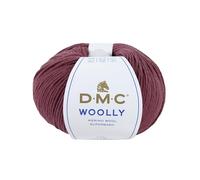 DMC Woolly Merino Yarn Colour (057), Deep Pink, 50g