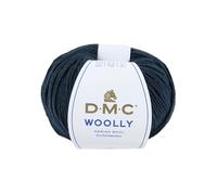 DMC Woolly Merino Yarn, Colour (079), Dark Blue, 50g