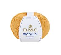 DMC Woolly Merino Yarn, Colour 094, Deep Yellow, 50g