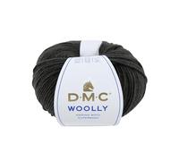 DMC Woolly Merino Yarn, Colour (123), Dark Blue, 50g