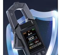 DMC100 Clamp Meter with 2 0 inch TFT Screen, 10000 Count Digital Multimeter, 600A AC/DC Current and Data Storage Function (with)