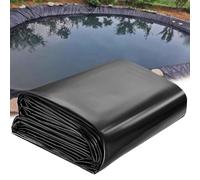DMCHENGMA 1x6m 3x7m 4x4m 5x8m 6x10m Pond Liners, Gardens Pools Membrane Waterproof Pond Lining Heavy Duty Underlay Tarpaulin - Polythene Plastic Sheeting(4x8m(13.1x26.2ft))