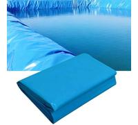 DMCHENGMA Flexible HDPE Pond Liner 6 Mil Thick - UV & Tear Resistant Blue Pool Lining for Fish Ponds & Water Features - Waterproof Pond Tarp(3x5m(9.8x16.4ft))