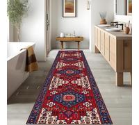 DMCHENGMA Washable Hallway Runner Rug, Low Pile Floor Mat with Non Slip Backing Home Decor Carpet Runners(60×450cm/2ft×14.8 ft)